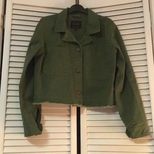 💥 LOWEST OFFER💥Sanctuary green trucker jacket.